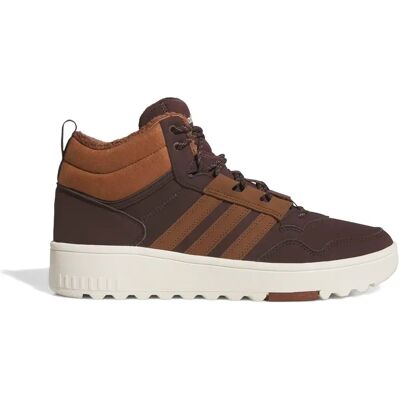 Baskets adidas Hoops Mid Marron 46 2/3 - Publicité Baskets adidas Hoops Mid Marron 46 2/3 - Publicité