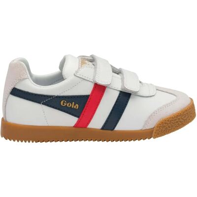 Gola Harrier Chaussures Enfant en Cuir à Velcro - Chaussures pour enfants - Publicité Gola Harrier Chaussures Enfant en Cuir à Velcro - Chaussures pour enfants - Publicité