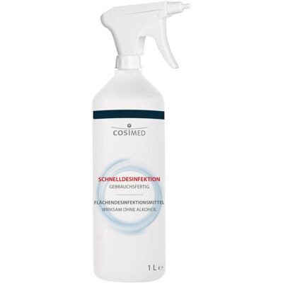 Désinfection rapide CosiMed Blanc 1 L - Publicité Désinfection rapide CosiMed Blanc 1 L - Publicité