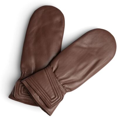Moufles en cuir femme Markberg Marion Marron L - Publicité Moufles en cuir femme Markberg Marion Marron L - Publicité