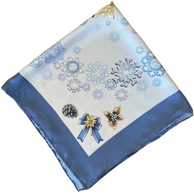 Foulard en soie femme Ralu Fine Art Frozen Elegance Bleu TU - Publicité Foulard en soie femme Ralu Fine Art Frozen Elegance Bleu TU - Publicité