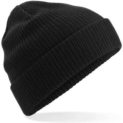 Bonnet coton biologique femme Beechfield Noir TU - Publicité Bonnet coton biologique femme Beechfield Noir TU - Publicité