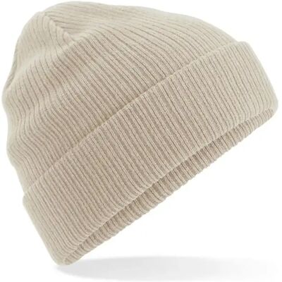 Bonnet coton biologique femme Beechfield Beige TU - Publicité Bonnet coton biologique femme Beechfield Beige TU - Publicité