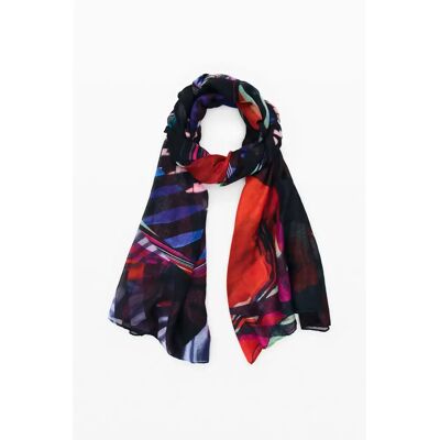 Foulard femme Desigual Lacroix Multicolore TU - Publicité Foulard femme Desigual Lacroix Multicolore TU - Publicité