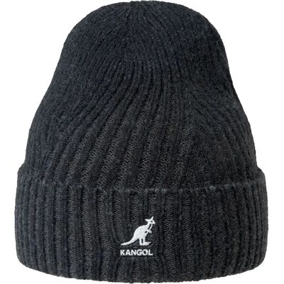 Bonnet Kangol 2-Tone Cuff Pull On Noir TU - Publicité Bonnet Kangol 2-Tone Cuff Pull On Noir TU - Publicité