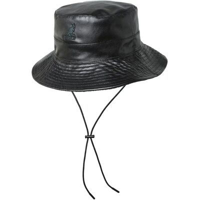 Bob réversible faux cuir Kangol Noir S - Publicité Bob réversible faux cuir Kangol Noir S - Publicité