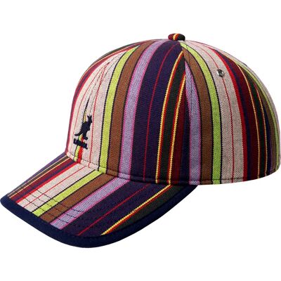 Casquette de baseball Kangol Multi Color Stripe Multicolore TU - Publicité Casquette de baseball Kangol Multi Color Stripe Multicolore TU - Publicité