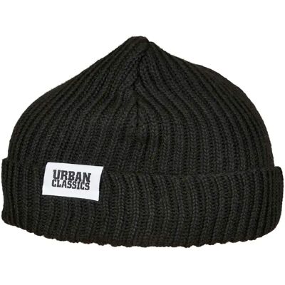 Bonnet Urban Classics recycled yarn fisherman Noir TU - Publicité Bonnet Urban Classics recycled yarn fisherman Noir TU - Publicité