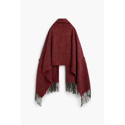 Écharpe poncho avec poches femme Desigual Multicolore TU - Publicité Écharpe poncho avec poches femme Desigual Multicolore TU - Publicité
