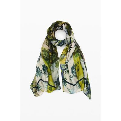 Foulard femme Desigual Blossira Multicolore TU - Publicité Foulard femme Desigual Blossira Multicolore TU - Publicité