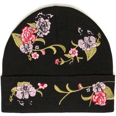 Bonnet femme Ichi Mejse Noir TU - Publicité Bonnet femme Ichi Mejse Noir TU - Publicité