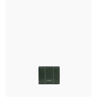 Portefeuille zippée femme Le Tanneur 4CC Vert 11x9x3 cm - Publicité Portefeuille zippée femme Le Tanneur 4CC Vert 11x9x3 cm - Publicité