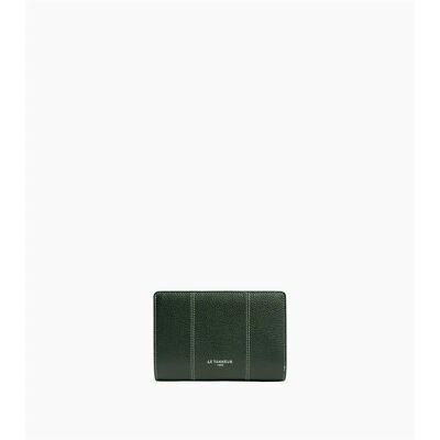 Portefeuille zippée femme Le Tanneur 10CC Vert 14x9,5x3 cm - Publicité Portefeuille zippée femme Le Tanneur 10CC Vert 14x9,5x3 cm - Publicité