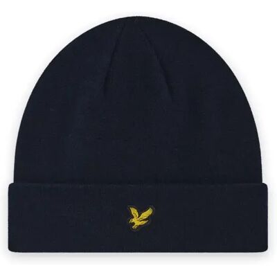 Bonnet coton mérinos Lyle & Scott Bleu TU - Publicité Bonnet coton mérinos Lyle & Scott Bleu TU - Publicité