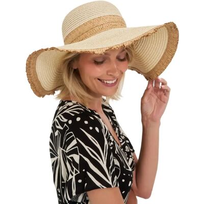 Chapeau femme Moodo L-CZ-4600 Beige TU - Publicité Chapeau femme Moodo L-CZ-4600 Beige TU - Publicité