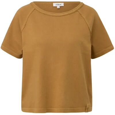 T-shirt raglan court en jersey doux femme s.Oliver Jaune 46 - Publicité T-shirt raglan court en jersey doux femme s.Oliver Jaune 46 - Publicité