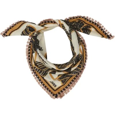 Foulard carré avec imprimé graphique et bordure décorative femme s.Oliver Beige TU - Publicité Foulard carré avec imprimé graphique et bordure décorative femme s.Oliver Beige TU - Publicité