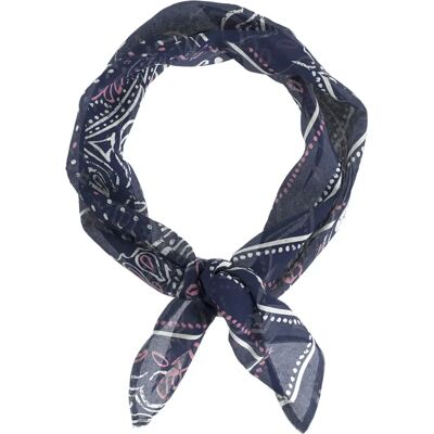 Foulard en coton à motifs femme s.Oliver Bleu TU - Publicité Foulard en coton à motifs femme s.Oliver Bleu TU - Publicité