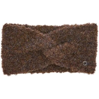 Bandeau en bouclé avec anneau logo femme s.Oliver Marron TU - Publicité Bandeau en bouclé avec anneau logo femme s.Oliver Marron TU - Publicité