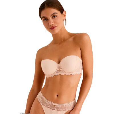 Soutien-gorge bandeau femme Selmark Manuela Mariage Beige 95D - Publicité Soutien-gorge bandeau femme Selmark Manuela Mariage Beige 95D - Publicité