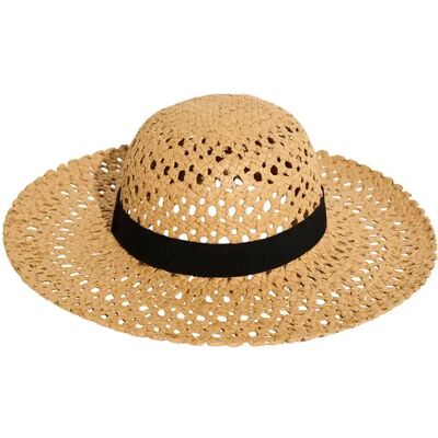 Chapeau de plage femme Selmark Pamela Beige TU - Publicité Chapeau de plage femme Selmark Pamela Beige TU - Publicité