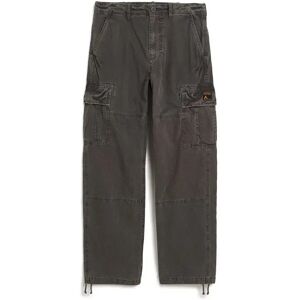 Pantalon cargo baggy en coton biologique Superdry Gris 34x32 - Publicité Pantalon cargo baggy en coton biologique Superdry Gris 34x32 - Publicité