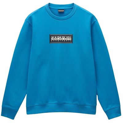Sweatshirt col rond à logo Napapijri B-Box Bleu XL - Publicité Sweatshirt col rond à logo Napapijri B-Box Bleu XL - Publicité