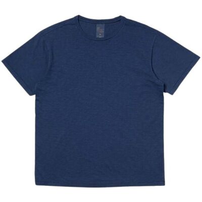 T-shirt Nudie Jeans Roffe Bleu S - Publicité T-shirt Nudie Jeans Roffe Bleu S - Publicité