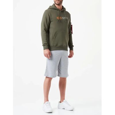 Sweat à capuche Alpha Industries label Vert XL - Publicité Sweat à capuche Alpha Industries label Vert XL - Publicité