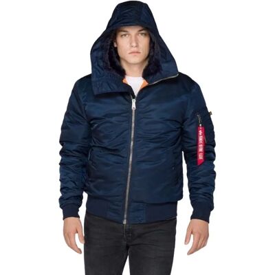 Bomber à capuche Alpha Industries MA-1 Bleu L - Publicité Bomber à capuche Alpha Industries MA-1 Bleu L - Publicité