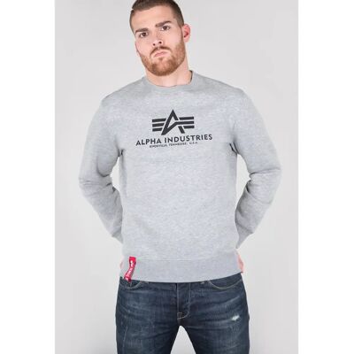 Sweat Alpha Industries Basic Gris M - Publicité Sweat Alpha Industries Basic Gris M - Publicité