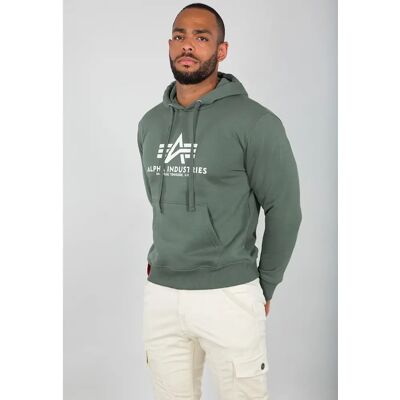 Sweat à capuche Alpha Industries Basic Vert XL - Publicité Sweat à capuche Alpha Industries Basic Vert XL - Publicité