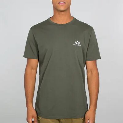 T-shirt Alpha Industries Basic Small Logo Vert XL - Publicité T-shirt Alpha Industries Basic Small Logo Vert XL - Publicité