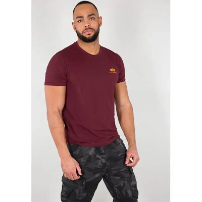 T-shirt Alpha Industries Basic Small Logo Rouge S - Publicité T-shirt Alpha Industries Basic Small Logo Rouge S - Publicité