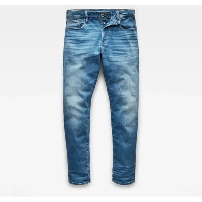 Jeans droit conique G-Star 3301 Bleu 34x32 - Publicité Jeans droit conique G-Star 3301 Bleu 34x32 - Publicité