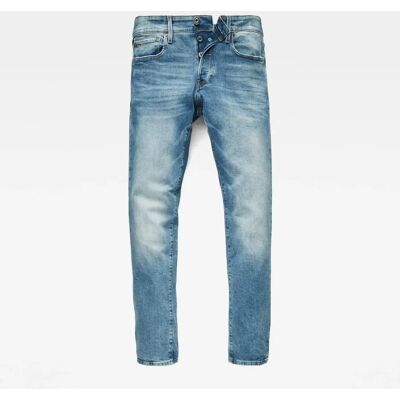 Jeans droit conique G-Star 3301 Bleu 31x32 - Publicité Jeans droit conique G-Star 3301 Bleu 31x32 - Publicité