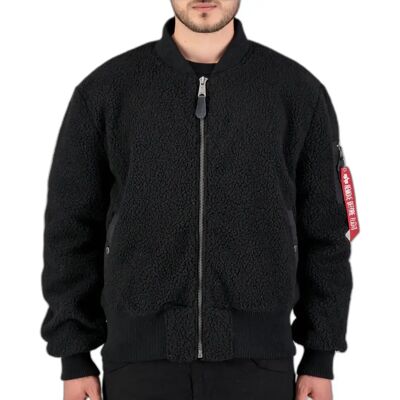 Bomber Alpha Industries MA-1 Teddy Noir S - Publicité Bomber Alpha Industries MA-1 Teddy Noir S - Publicité