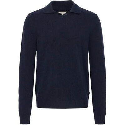 Pull col polo Blend Branko Bleu M - Publicité Pull col polo Blend Branko Bleu M - Publicité