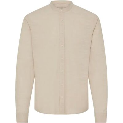 Chemise col rond Blend Daris Gris M - Publicité Chemise col rond Blend Daris Gris M - Publicité