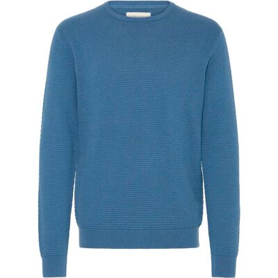 Pull col rond Blend redhill Noos Bleu L - Publicité Pull col rond Blend redhill Noos Bleu L - Publicité