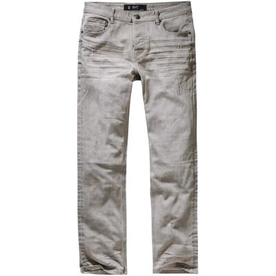 Brandit Jake Jeans Droit denim gris - Publicité Brandit Jake Jeans Droit denim gris - Publicité