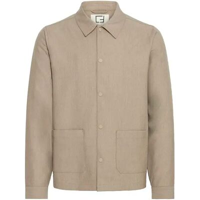Surchemise Casual Friday Farto 0222 Beige M - Publicité Surchemise Casual Friday Farto 0222 Beige M - Publicité