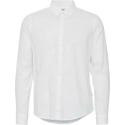 Chemise manches longues lin Casual Friday Anton 0053 BD Blanc XL - Publicité Chemise manches longues lin Casual Friday Anton 0053 BD Blanc XL - Publicité