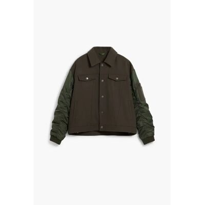 Blouson Desigual Paño Vert S - Publicité Blouson Desigual Paño Vert S - Publicité