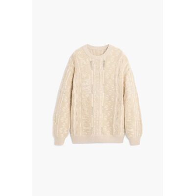 Pull vintage Desigual Beige M - Publicité Pull vintage Desigual Beige M - Publicité