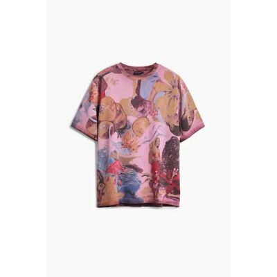 T-shirt imprimé Desigual GAU Rouge M - Publicité T-shirt imprimé Desigual GAU Rouge M - Publicité