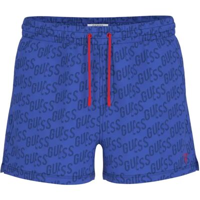 Short Guess Swimtrunk Wavy Logo Noir S - Publicité Short Guess Swimtrunk Wavy Logo Noir S - Publicité