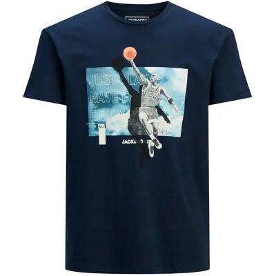 T-shirt Jack & Jones Jcolegend Bleu S - Publicité T-shirt Jack & Jones Jcolegend Bleu S - Publicité