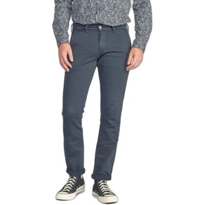 Pantalon chino Le Temps des cerises Jogg Kurt Bleu 28 - Publicité Pantalon chino Le Temps des cerises Jogg Kurt Bleu 28 - Publicité