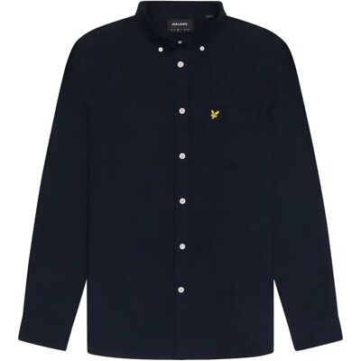 Chemise manches longues unie Lyle & Scott Oxford Bleu XS - Publicité Chemise manches longues unie Lyle & Scott Oxford Bleu XS - Publicité